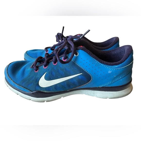 Retro Blue & Pink Nike Training Running Shoes Women’s 8.5 - Picture 2 of 11